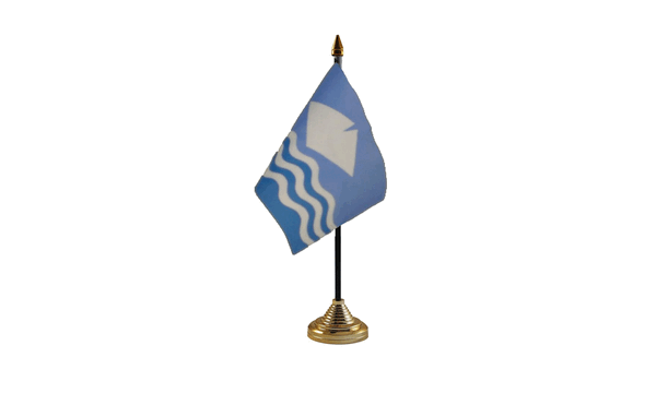 Isle of Wight New (Waves) Table Flags